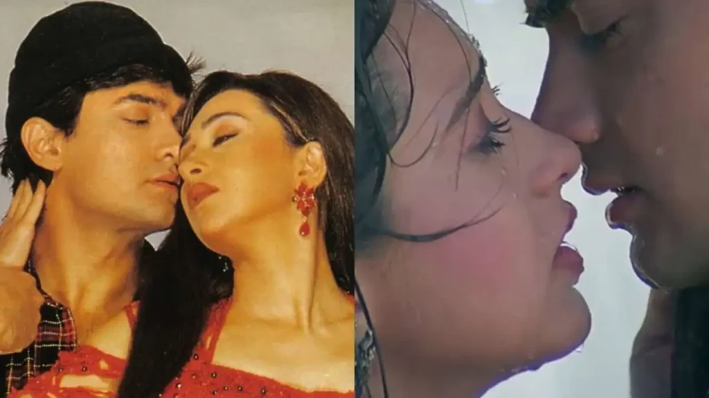 इस हिंदी फिल्म में एक चुंबन दृश्य तीन दिनों तक फिल्माया गया था, पूरे दृश्य में अभिनेत्री की मां मौजूद थीं, मुख्य कलाकार थे..., फिल्म का नाम है...राजा हिंदुस्तानी